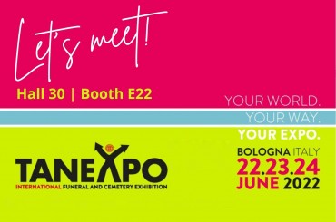 Meet us at the TANEXPO 2022 in Bologna